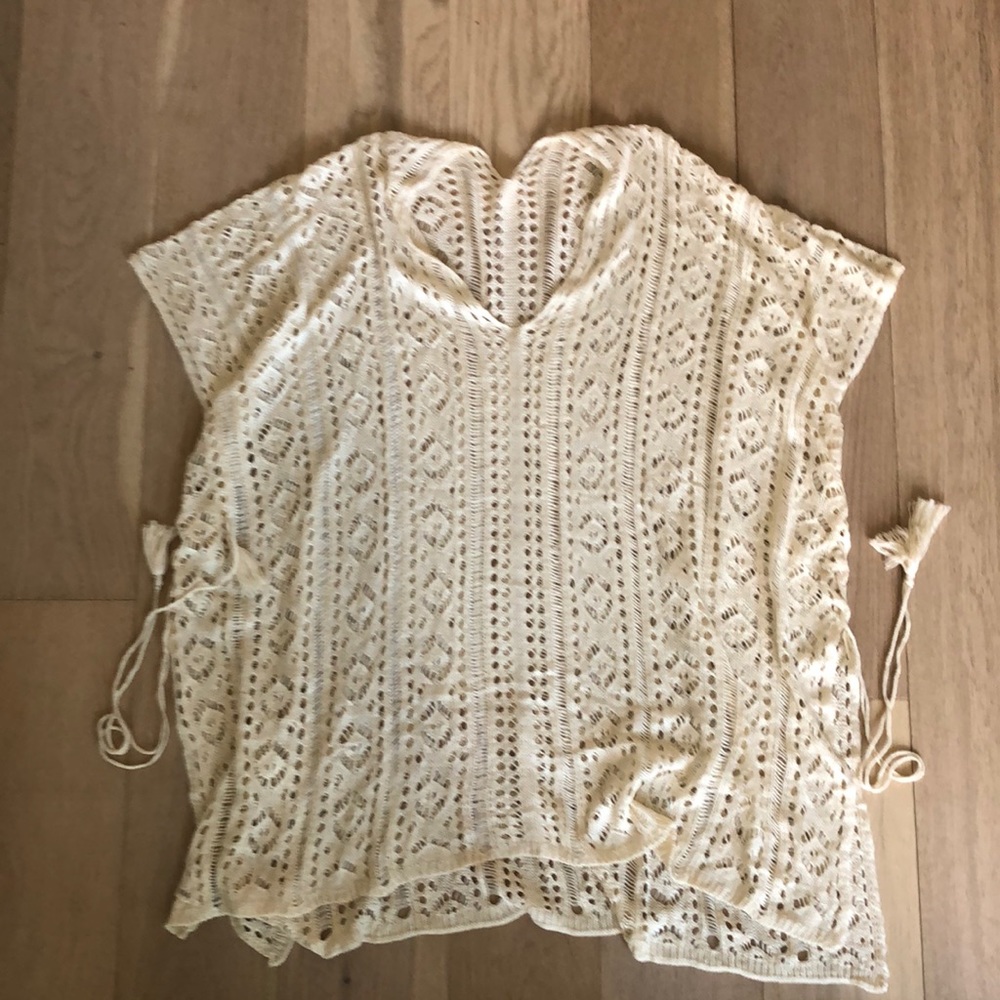 Knitted beach coverup worn once